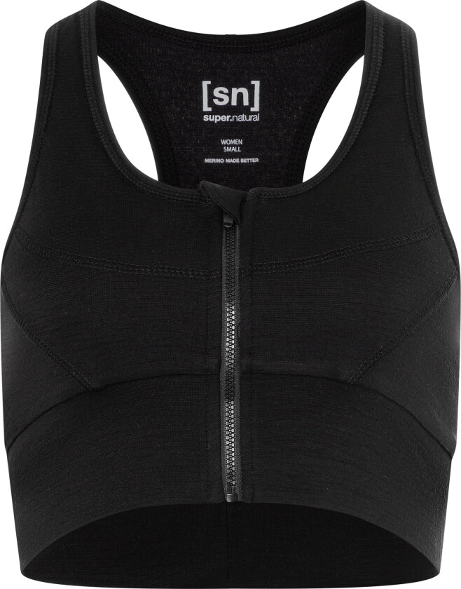 Women's Motion Zip Top XS, Jet Black