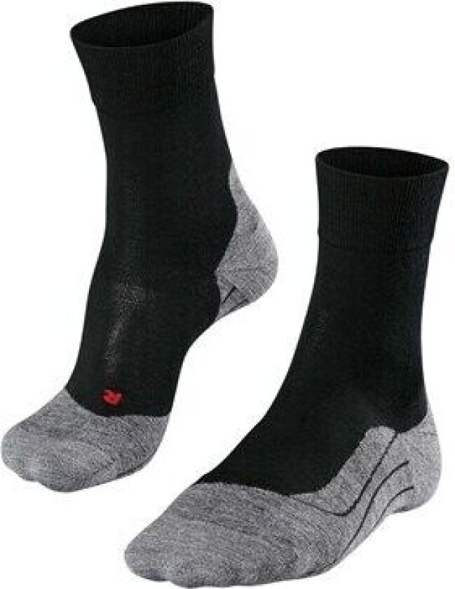 Bilde av RU4 Wool M's Løpesokker med Demping, Black Mix Black Mix 46-48