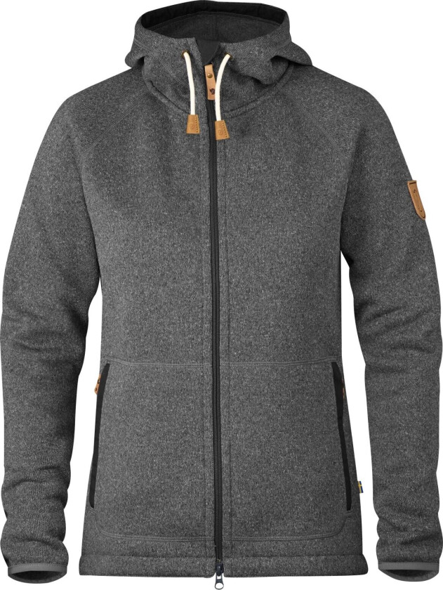 Women's Övik Reinforced Hoodie XL, Dark Grey