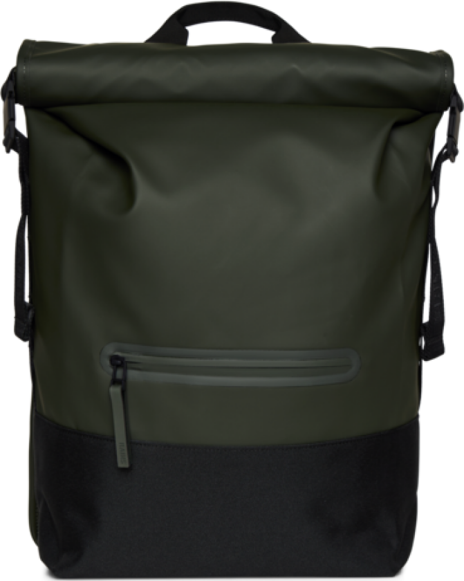 Rains Trail Rolltop Backpack OneSize, Green