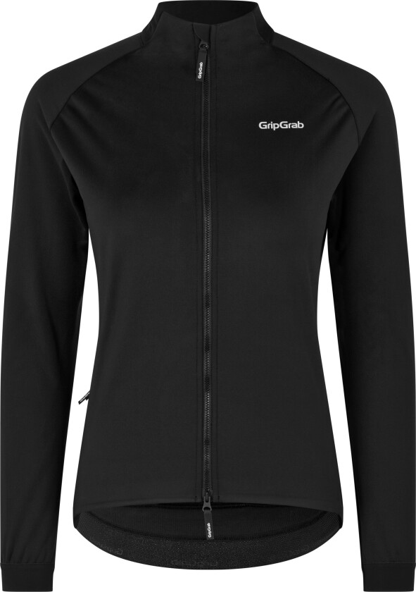 Gripgrab Women's ThermaShell Windproof Winter Jacket S, Black
