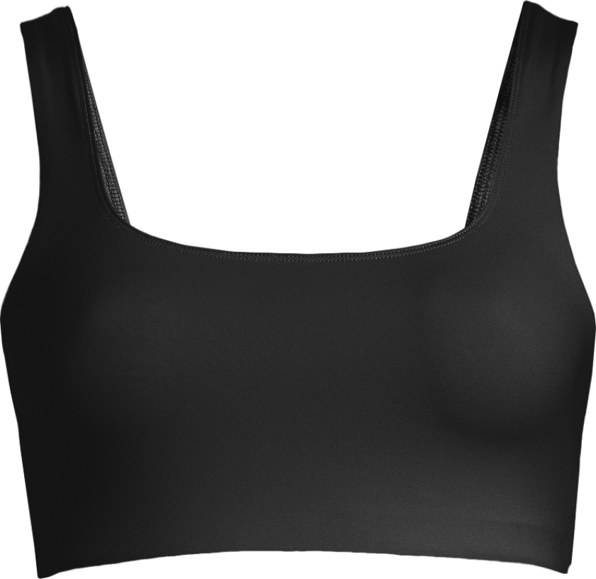 Women's Square Neck Bikini Top 36, Black