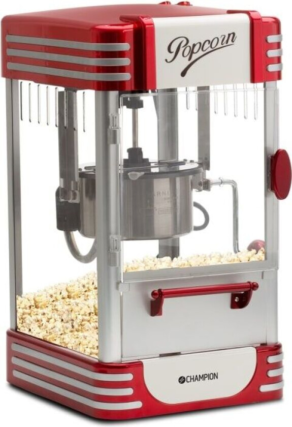 Popcornmaskin Retro XL PCM406 Rød Metallic