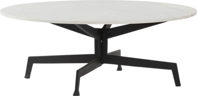 APOLLO sofabord ø 90 cm Hvit