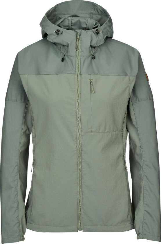 ABISKO MIDSUMMER JACKET W JADE GREEN-PATINA GREEN