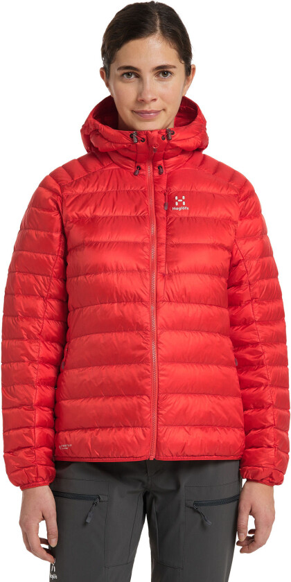 Roc Down Hood Women S, Zenith Red
