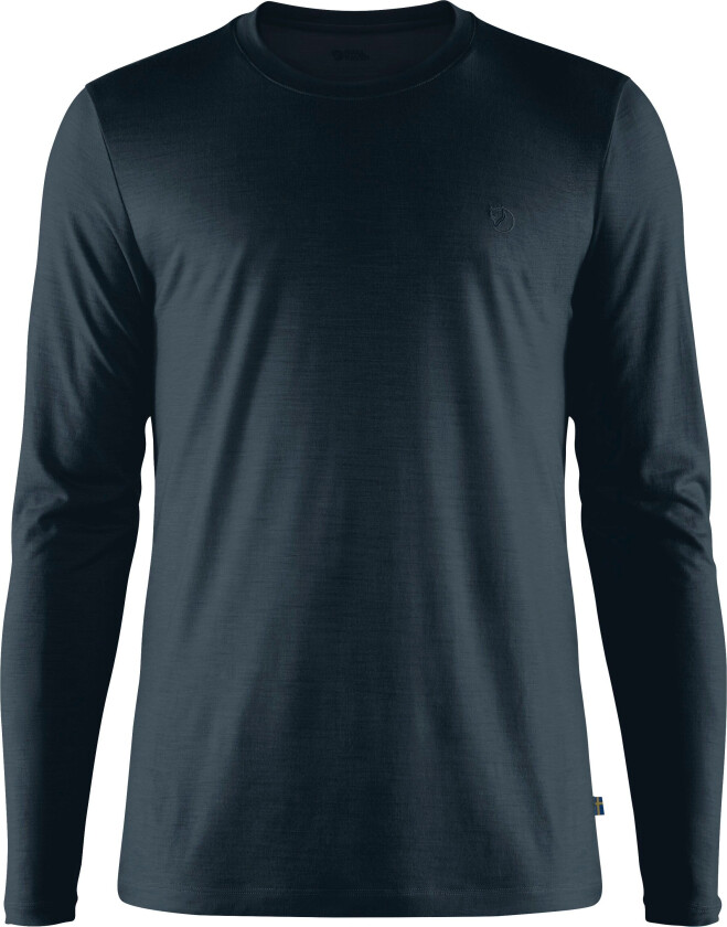 ABISKO WOOL LS M DARK NAVY