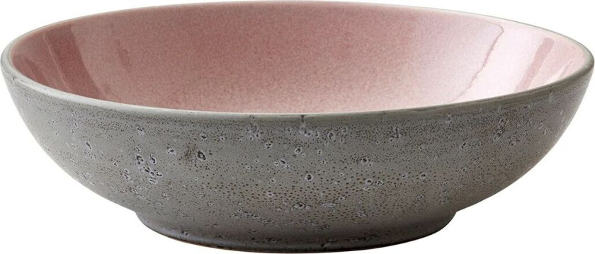 pastaskål Ø20 cm grå Grå-rosa