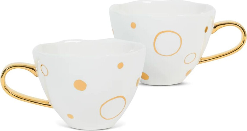Good Morning kopp gull Special Edition 2-stk. Circle Gold
