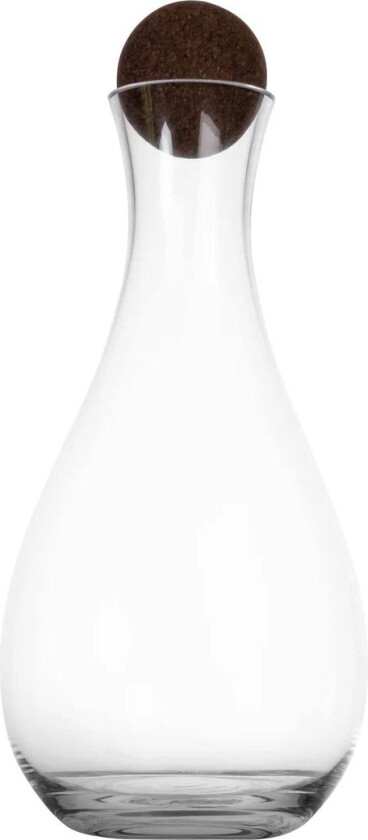 Nature vinkaraff med korkkula 2 l Klar-mørkebrun
