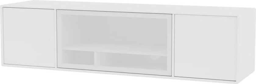 OCTAVE III tv-benk med lydenhet New white
