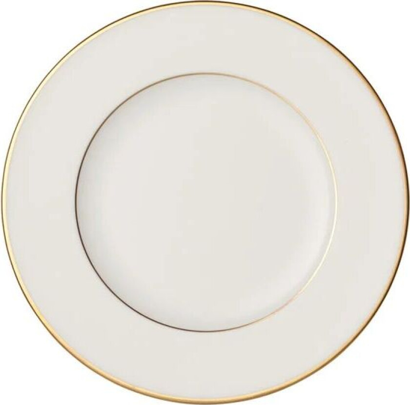 Anmut Gold frokosttallerken Hvit