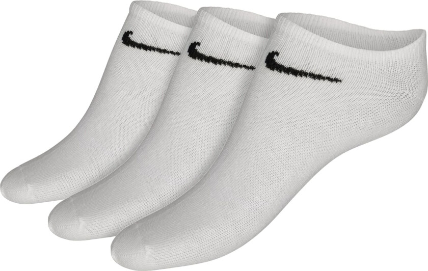 Lightweight, lave treningssokker, unisex WHITE/(BLACK)