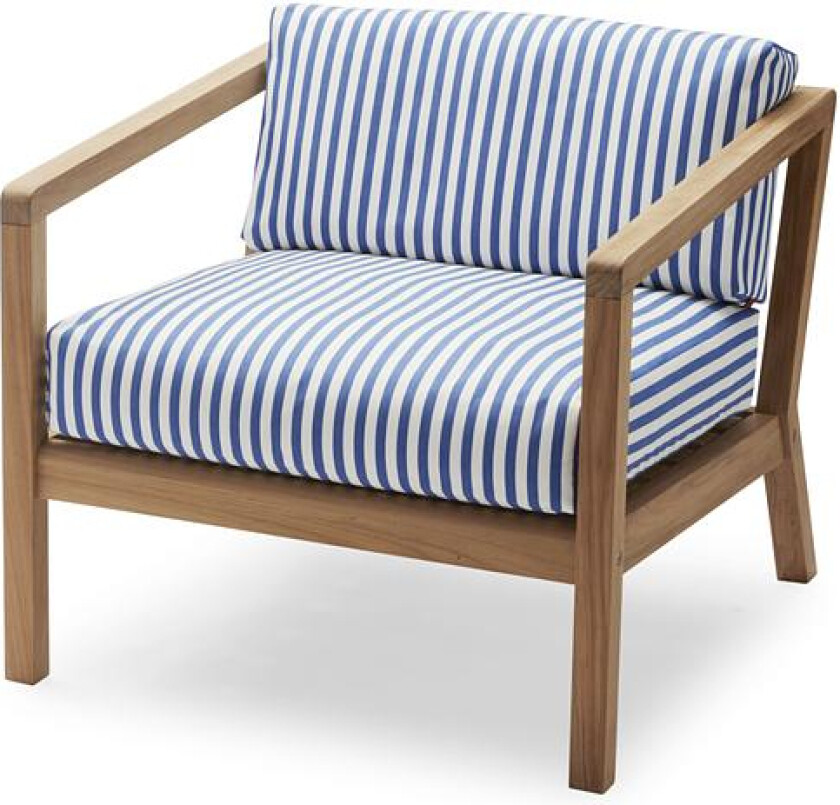 Bilde av Virkelyst Chair Sea Blue Stripe