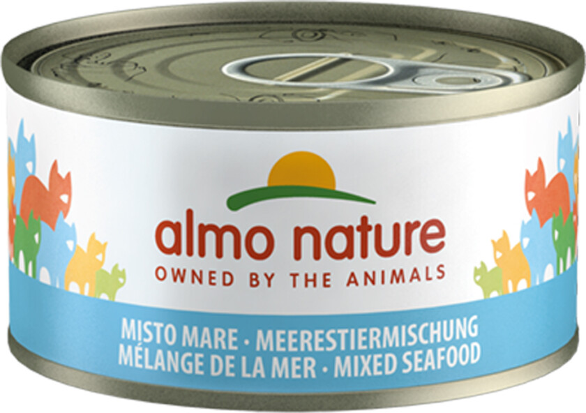 Almo Nature 6 x 70 g - Sjømatblanding i gelè