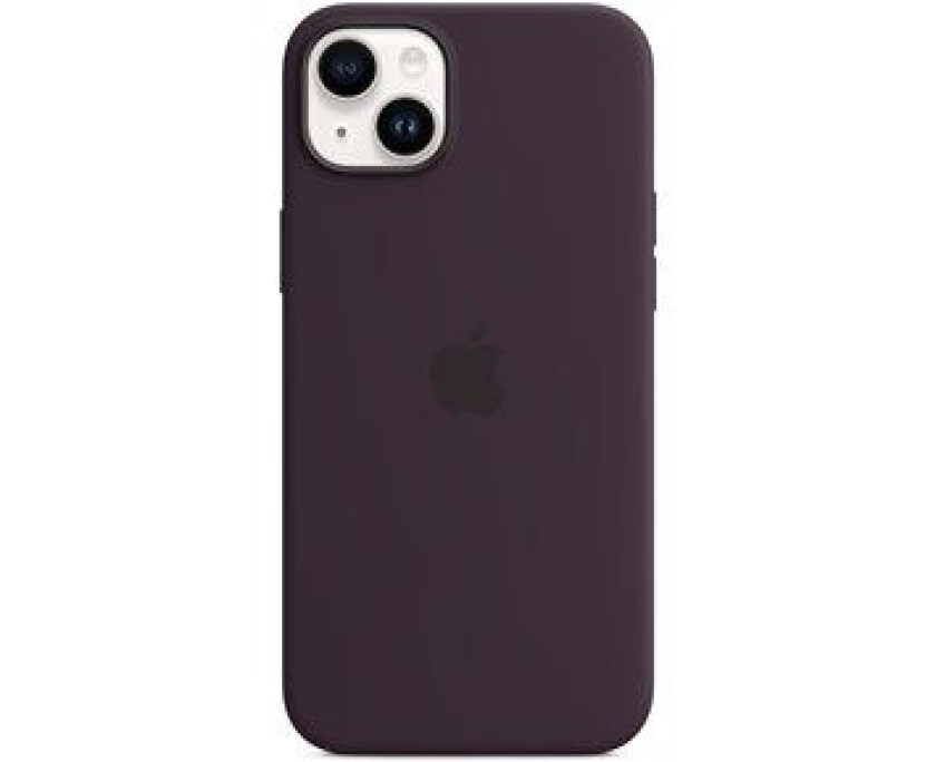 iPhone 14 Plus Silicone Case with MagSafe - Elderberry