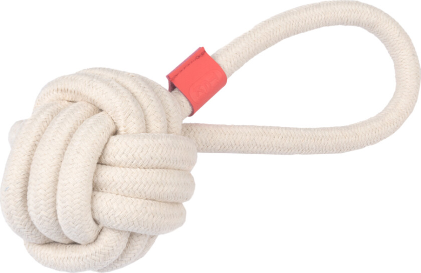 hundeleke tauball med håndtak - L 23 x Ø 8,3 cm