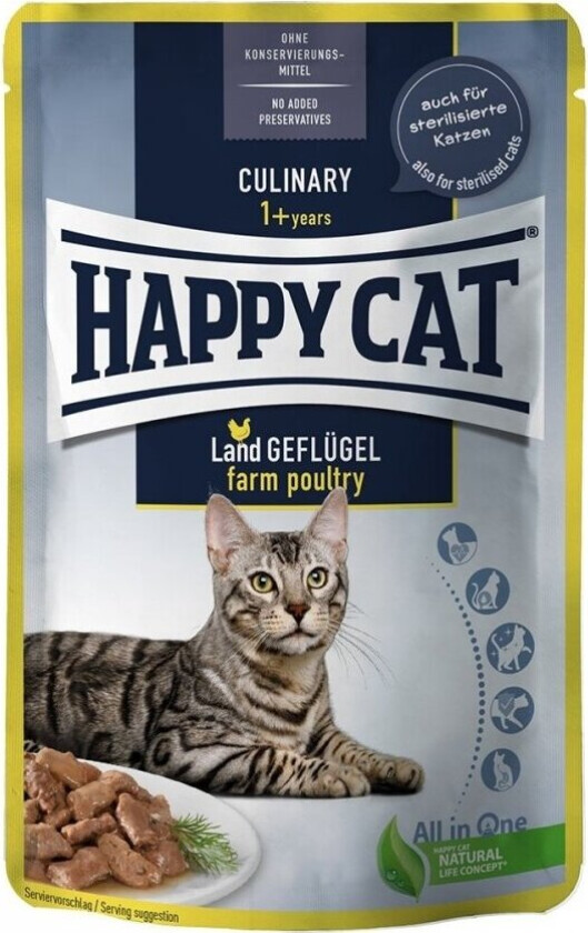 Happy Cat Culinary Farm Poultry 85 g