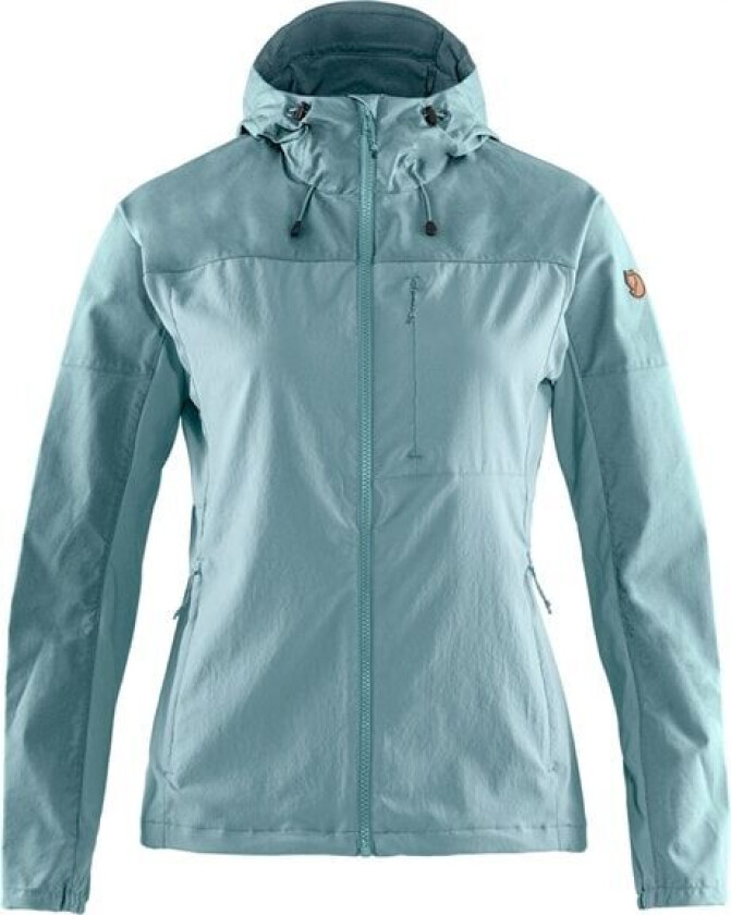 ABISKO MIDSUMMER JACKET W MINERAL BLUE-CLAY BLUE