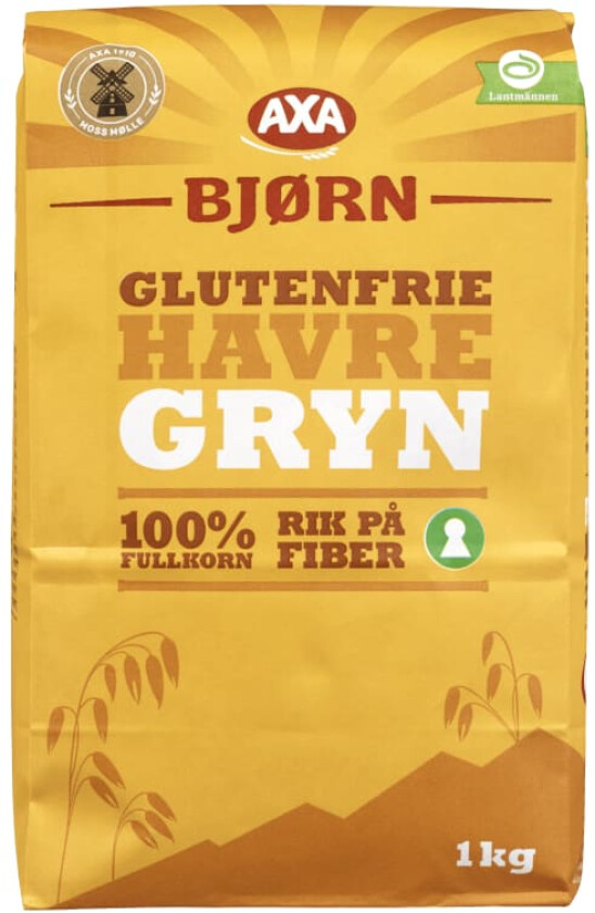 Havregryn Store glutenfri 1kg