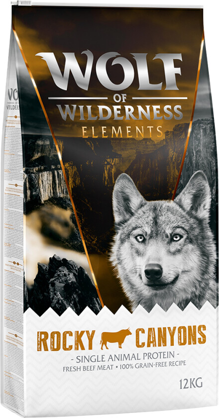 100 kr rabatt! 12 kg Wolf of Wilderness - Rocky Canyons - Storfe
