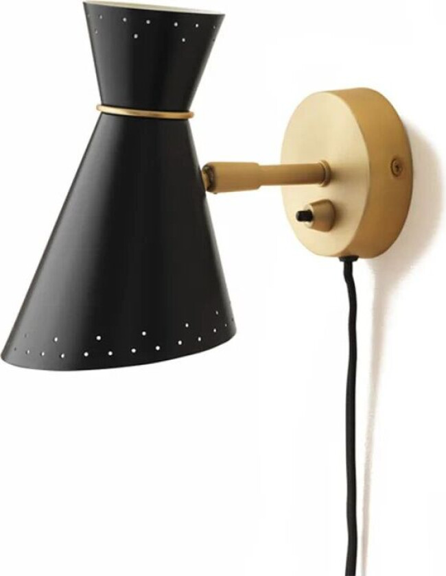 Bloom vegglampe Black noir