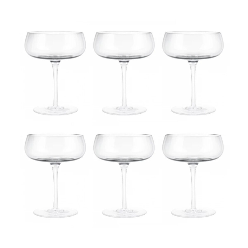 Belo champagneglass coupe 20 cl 6-pakning Clear