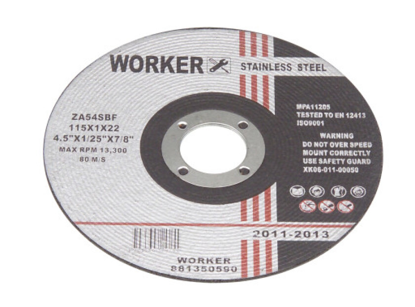 Bilde av Kappeskive Inox Ø115mm tykkelse 1,0mm - til rustfri stål