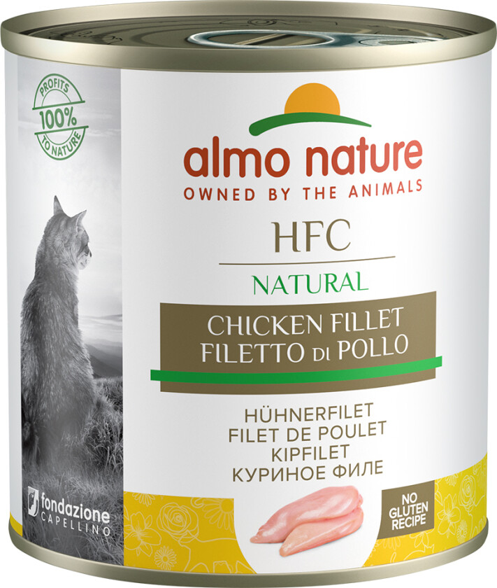 Bilde av Økonomipakke Almo Nature HFC Natural 12 x 280 g - Tunfisk & Kylling