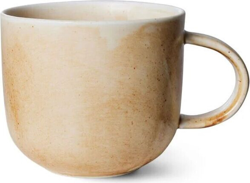 Home Chef kopp med hank 32 cl Rustic cream-brown