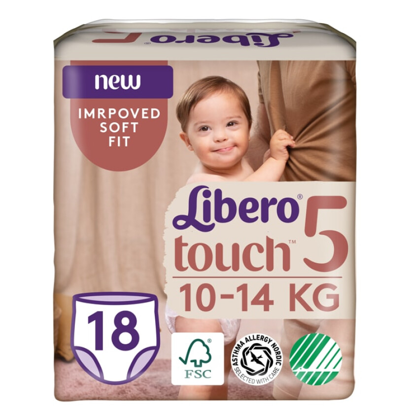 Libero Touch Pant Str.5 18stk