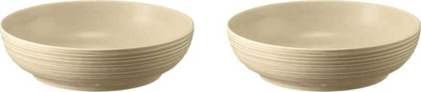 Terra skål Ø 25,5 cm 2-pakning Sand Beige