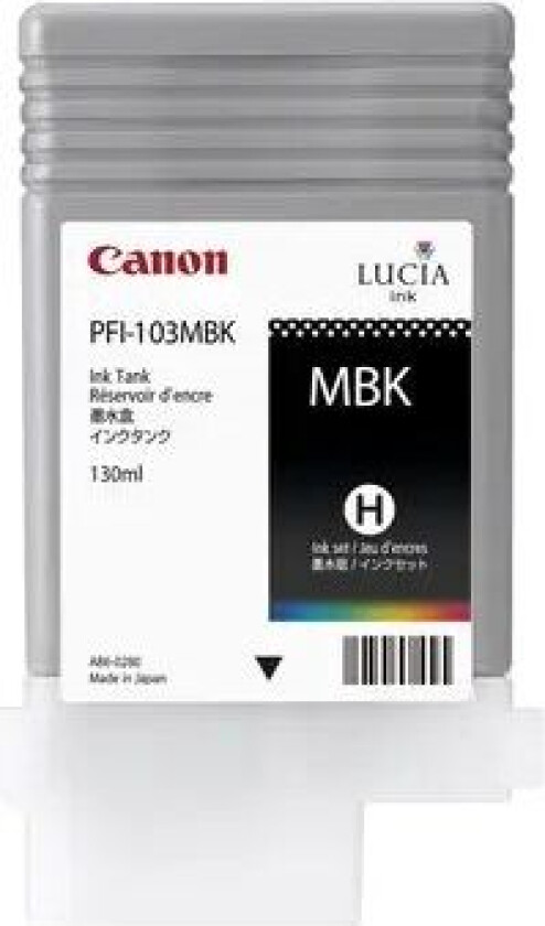 Blekk Matt Svart Pfi-103mbk - Ipf-5100/6100