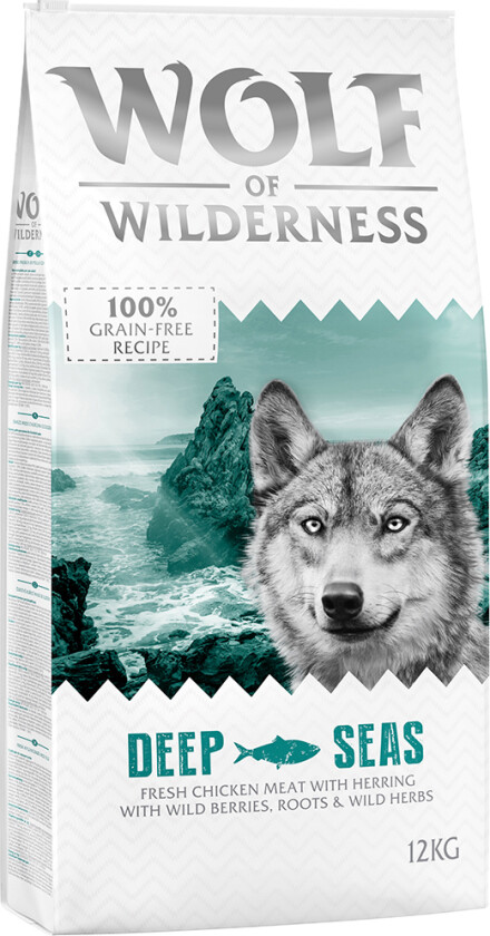 100 kr rabatt! 12 kg Wolf of Wilderness - Deep Seas - Sild
