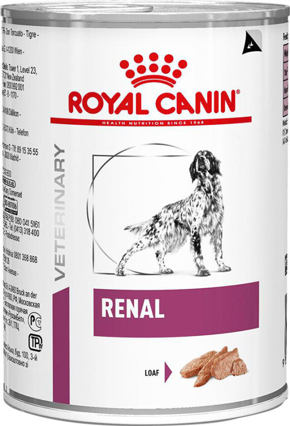 Royal Canin Renal Canine - Veterinary Diet - Som supplement: Renal våtfòr 12 x 410 g