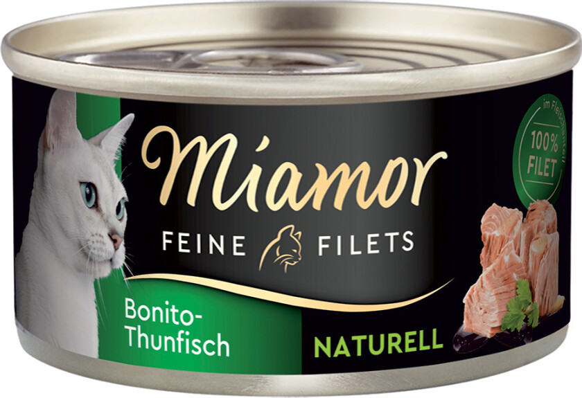 Økonomipakke Miamor Fine Filéter Naturelle 24 x 80 g - Bonito tunfisk