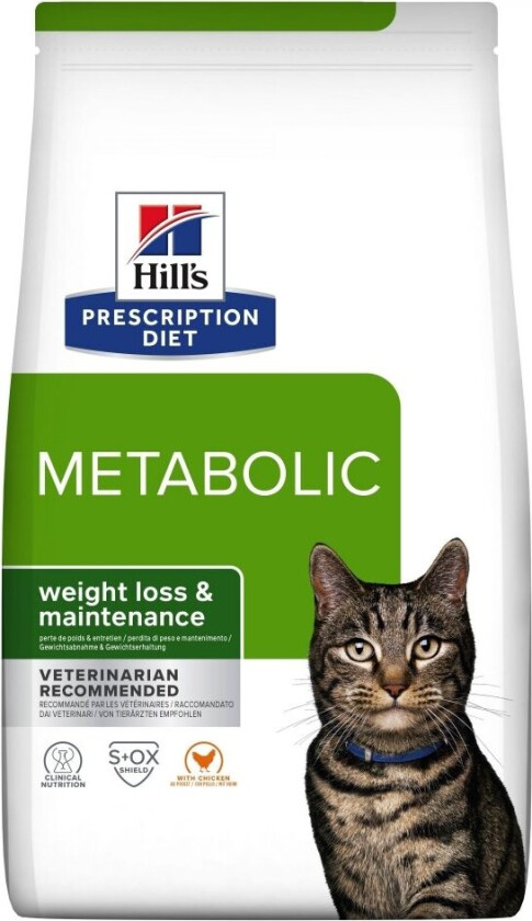Hill's Prescription Diet Feline Metabolic Weight Loss & Manitenace Chicken (1,5 kg)