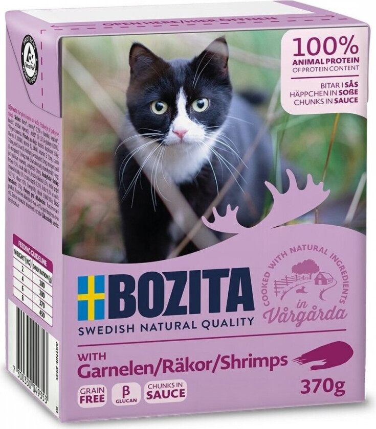 Bozita Biter i Saus Reker 370 g