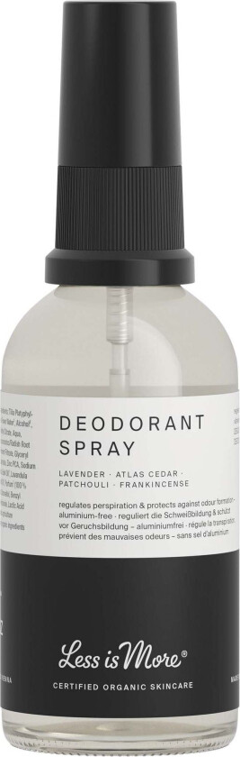 Less Is More Organic Deodorant Spray 50 ml