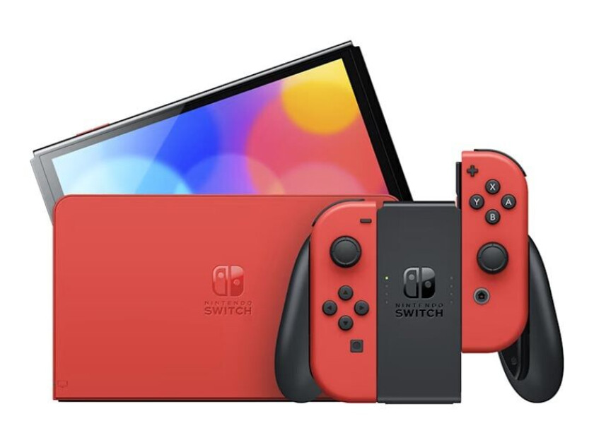 Switch Konsoll Oled - Mario Red Edition