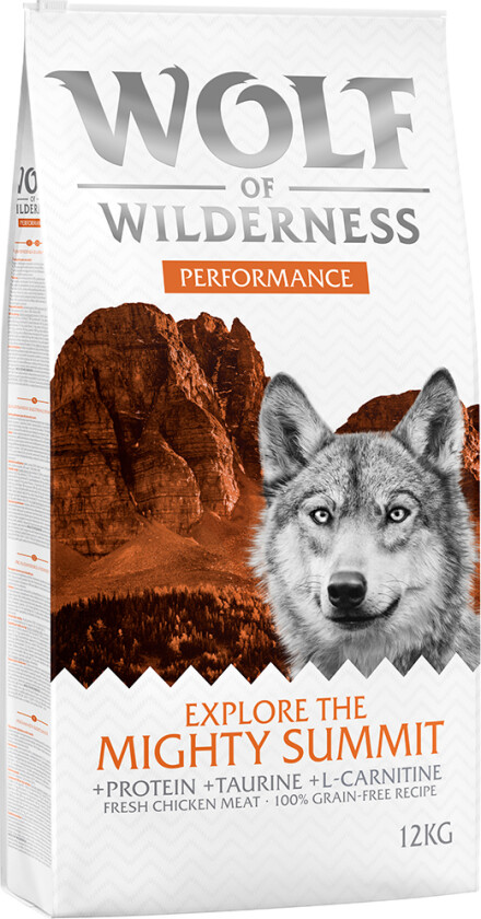 100 kr rabatt! 12 kg Wolf of Wilderness - Explore The Mighty Summit Performance - Kylling