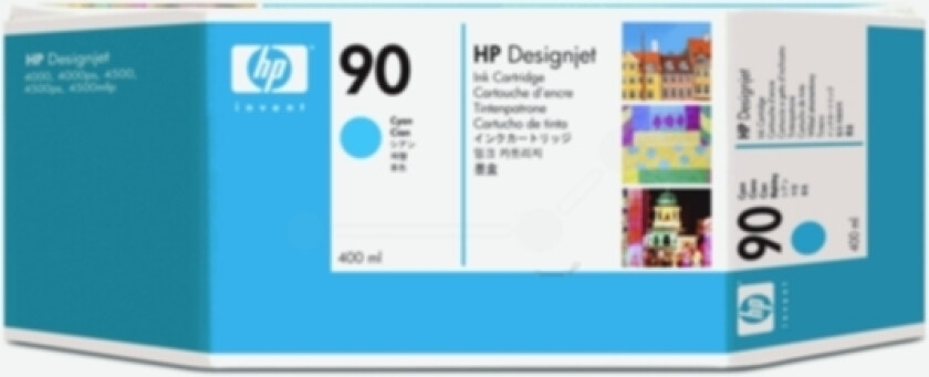Hp Blekk Cyan No.90 Dj 4000
