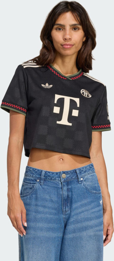 Bayern München Tredjedrakt 2025/26 Cropped Kvinner - adidas, størrelse Medium