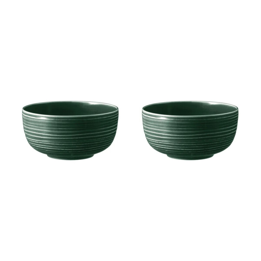 Terra skål Ø 17,7 cm 2-pakning Moss Green