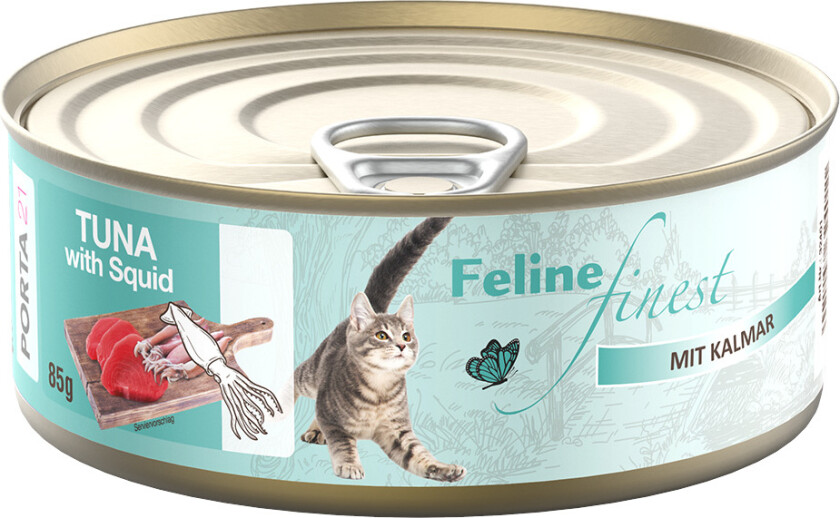 Feline Finest 85 g - Tunfisk med blekksprut