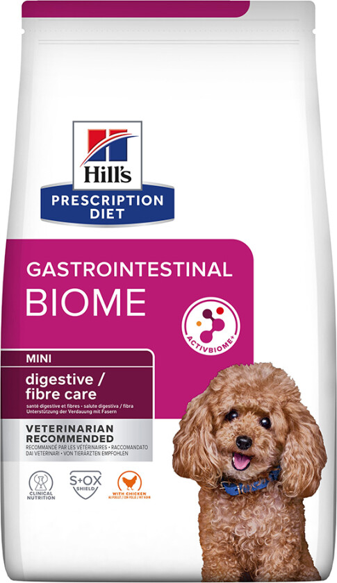 Gastrointestinal Biome Mini tørrfôr til hunder med kylling - 6 kg