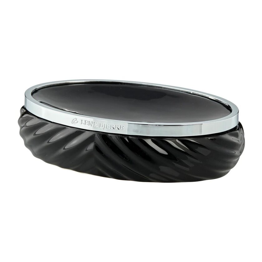 Milda såpekopp 10,5 x 14,5 cm Black-silver