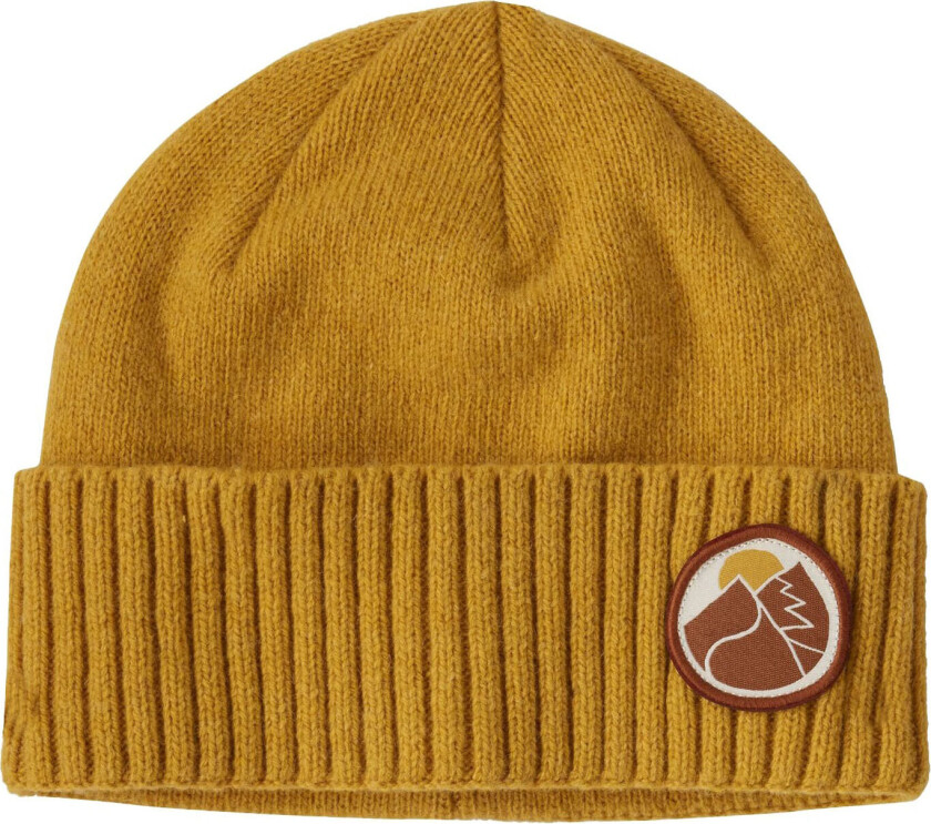 Brodeo Beanie Slow Going Patch Cabin Gold OS