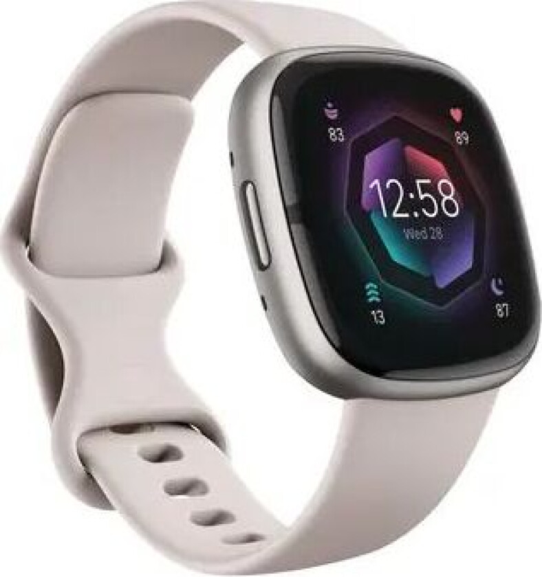 Fitbit Sense 2 Lunar White Platinum