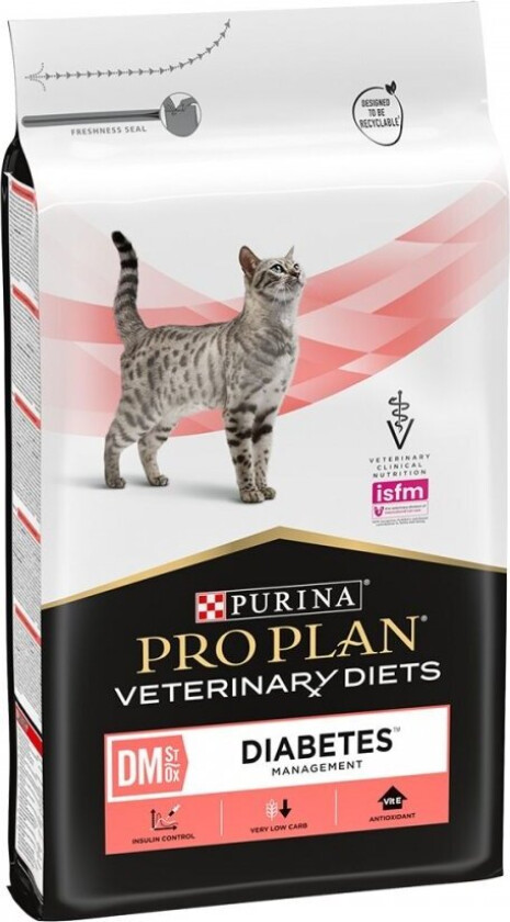 Purina Pro Plan Veterinary Diets Cat DM St/Ox Diabetes Management (5 kg)